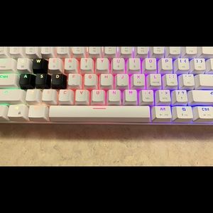 A mechanical 60% keyboard